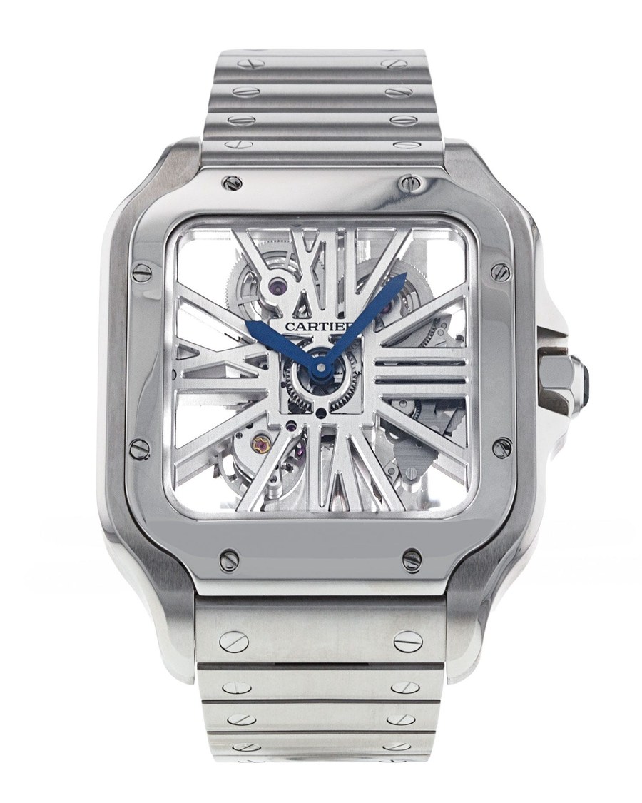 Santos-Dumont skeleton, case and bracelet