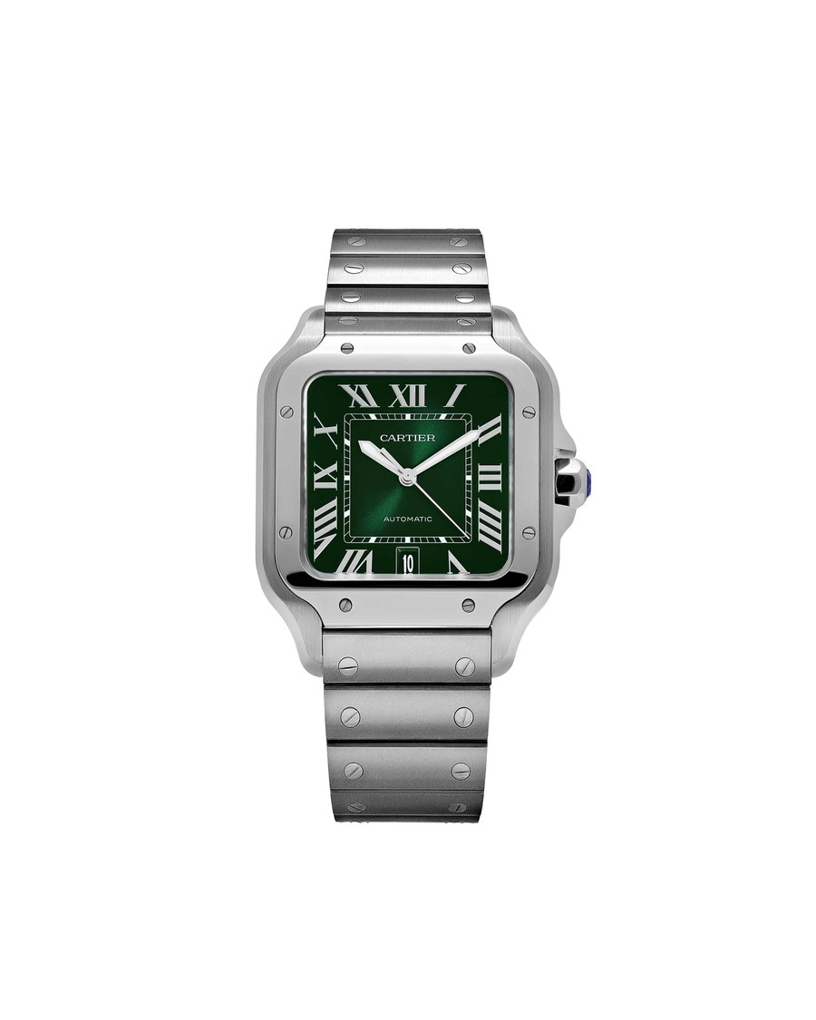 Santos Large, green dial
